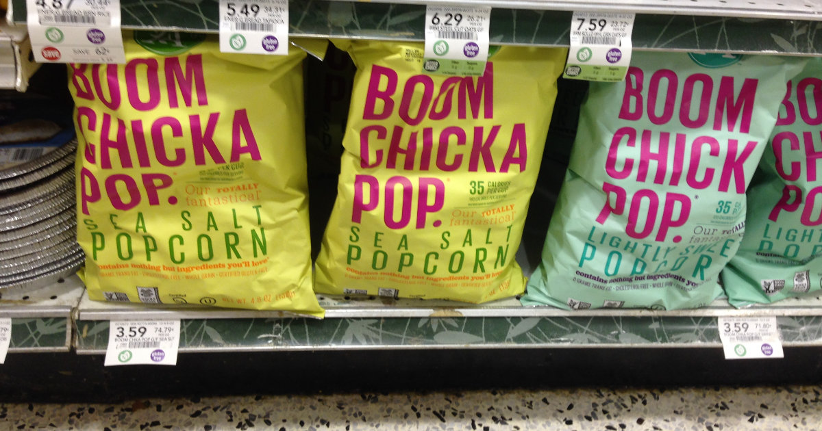 Angie's BoomChickaPop Popcorn at Publix for 1.84 with Coupons Coupons